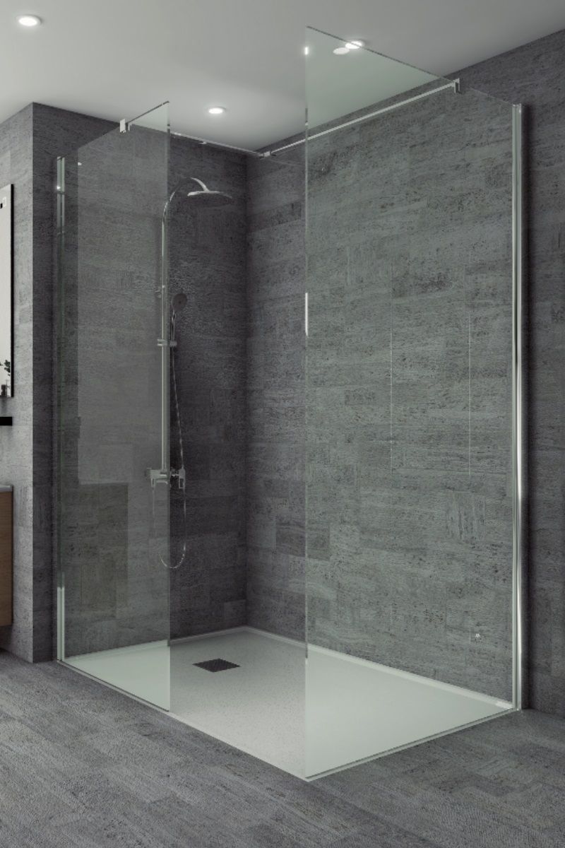 Studio 8mm Wetroom Front Panel 1400