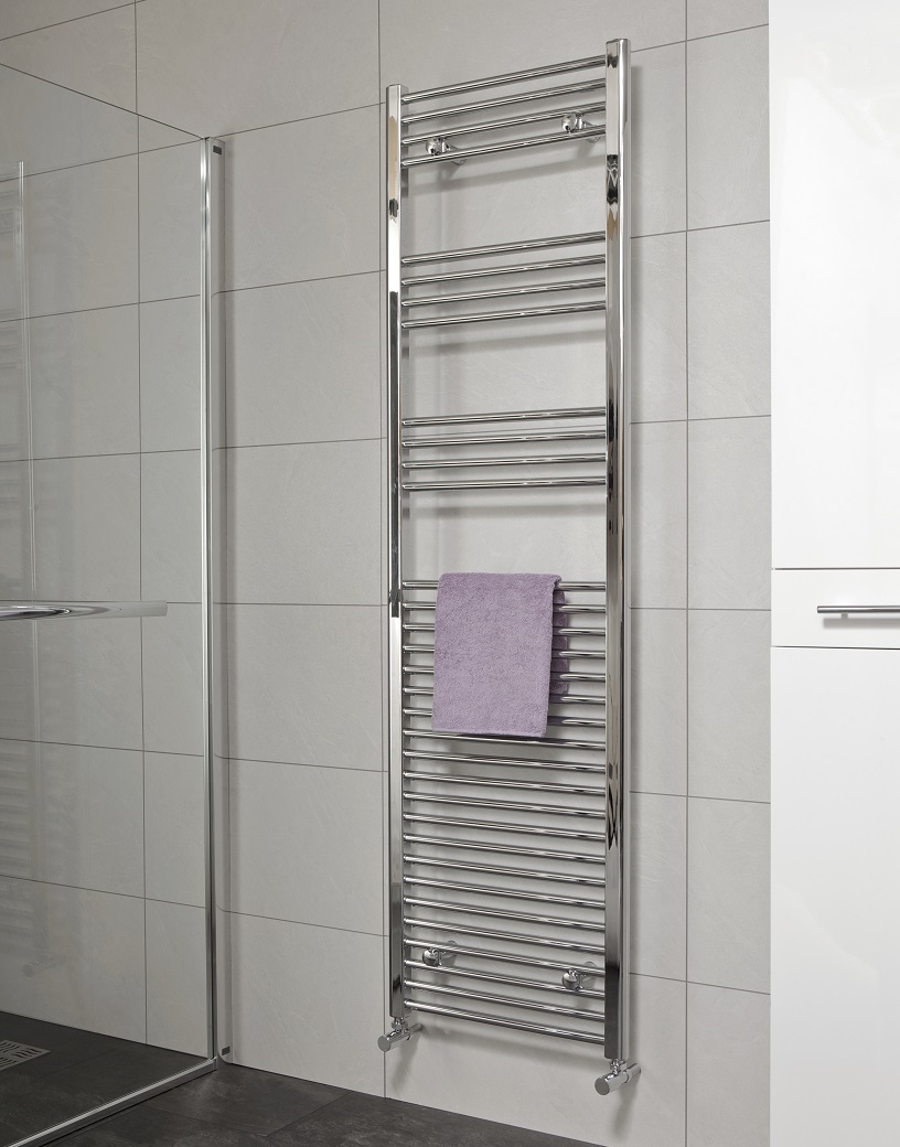 Sonas 1800 x 600 Straight Towel Rail - Chrome