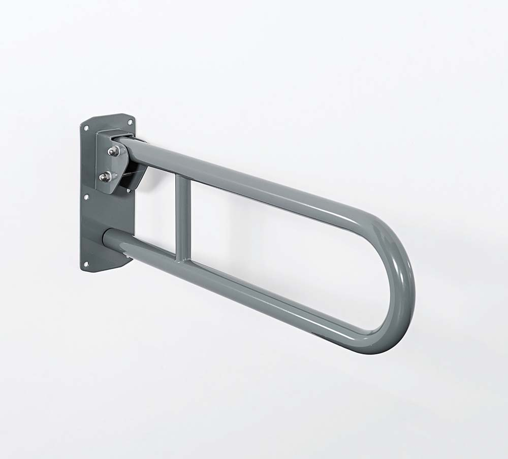 Stainless Steel Lift & Lock Hinged Support Rail 650mm