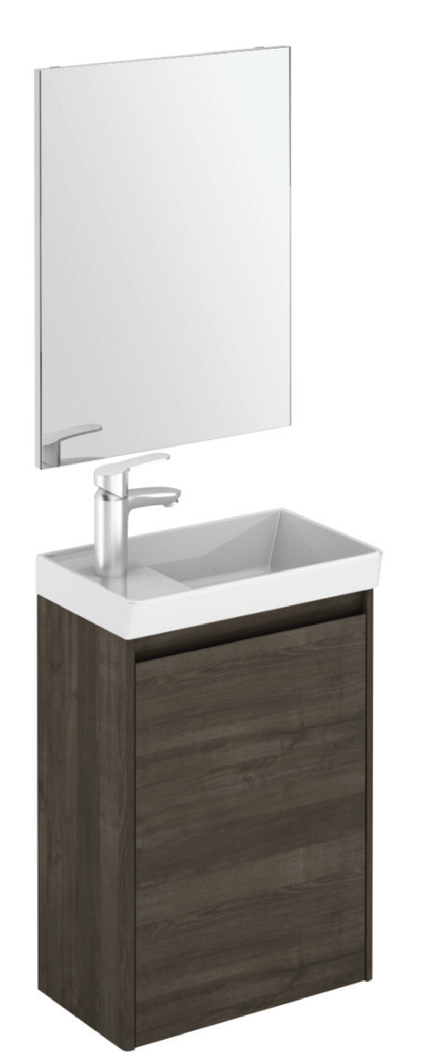 Dijon Cloakroom Samara Ash 45cm Wall Hung  Vanity Unit 