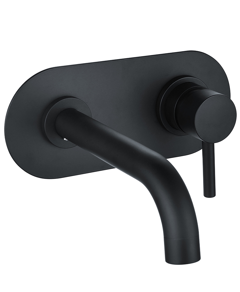 Harrow Black Wall Mounted Basin Mixer