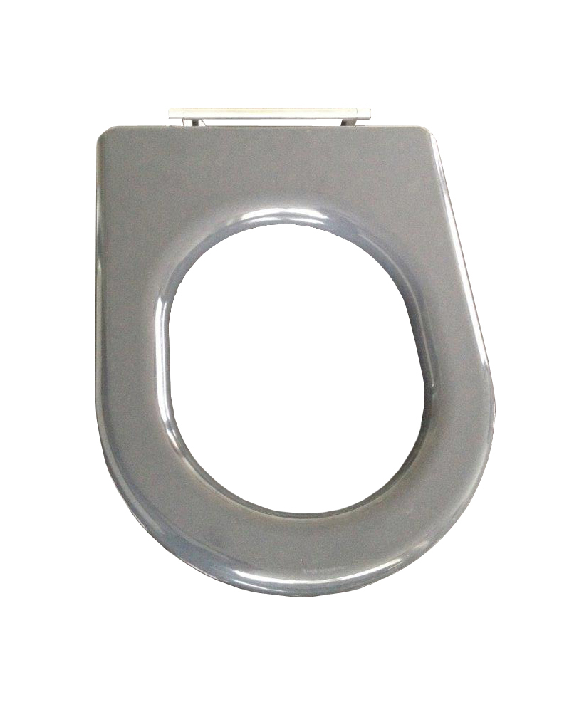 Compact Seat Ring Grey Top Fix Steel Hinge