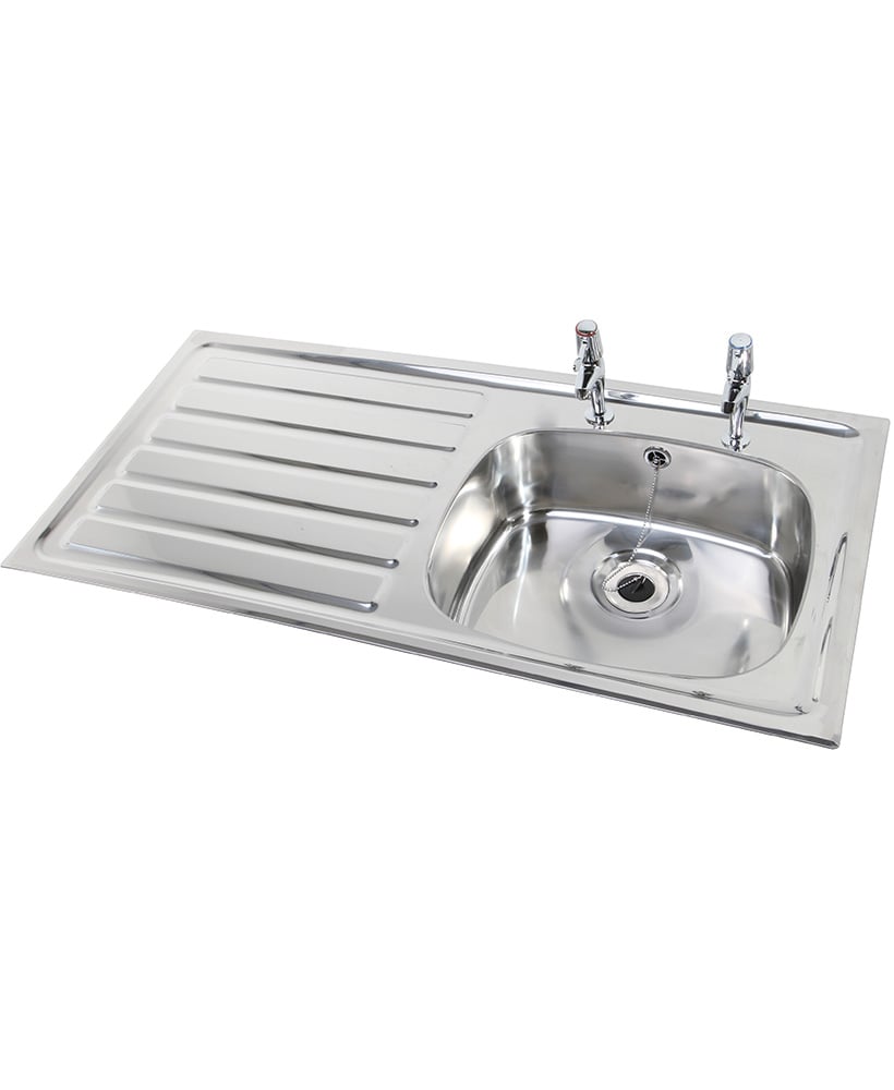 Ibiza HTM64 Inset Hospital Sink 923x500mm Left hand Drainer  