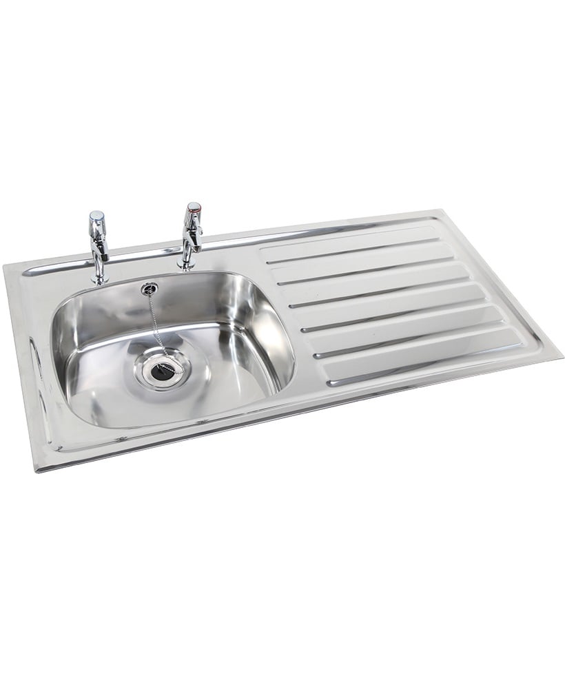 Ibiza HTM64 Inset Hospital Sink 923x500mm Right hand Drainer  