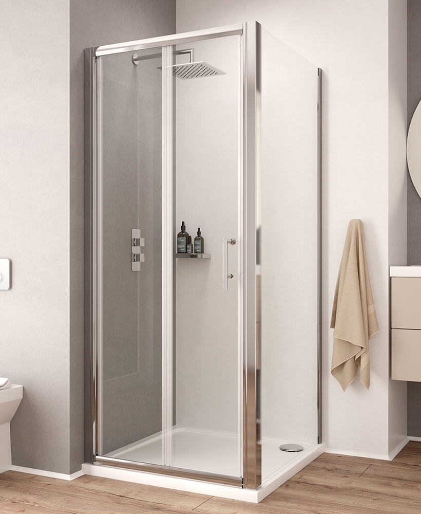 K2 760 Bifold Shower Door - Adjustment 700 -760mm 