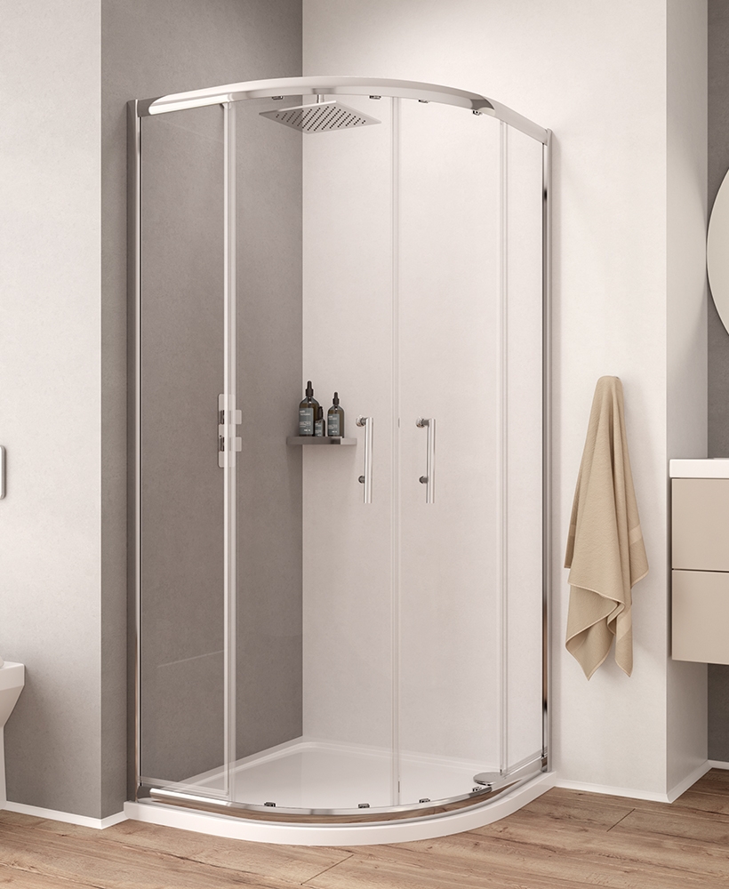 K2 900 Quadrant Shower Enclosure - Adjustment 855mm-880mm