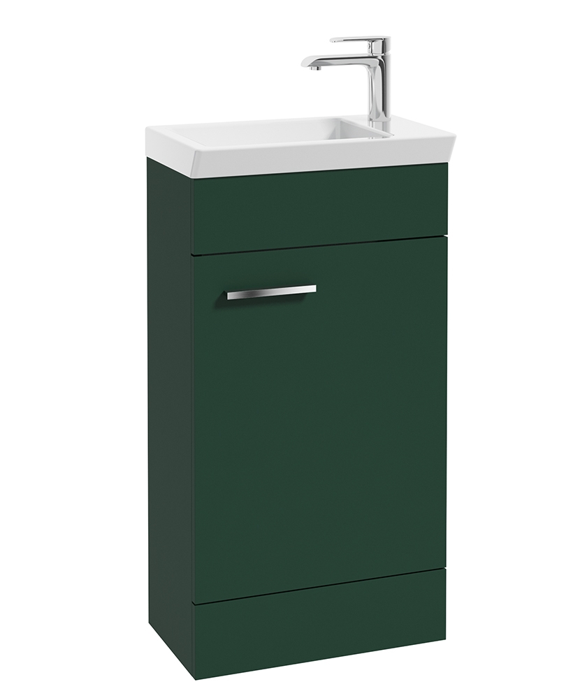 Charm Matt Green 45cm Floor Standing Vanity Unit