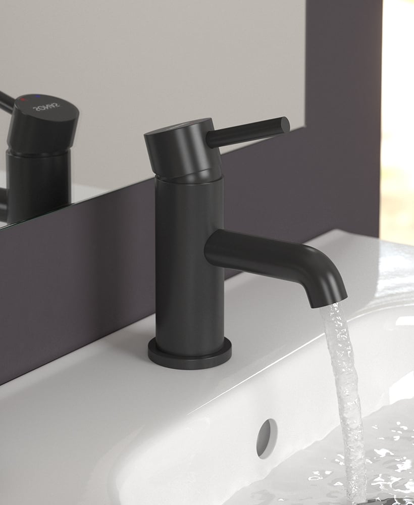 Harrow  Black Cloakroom Basin Mixer