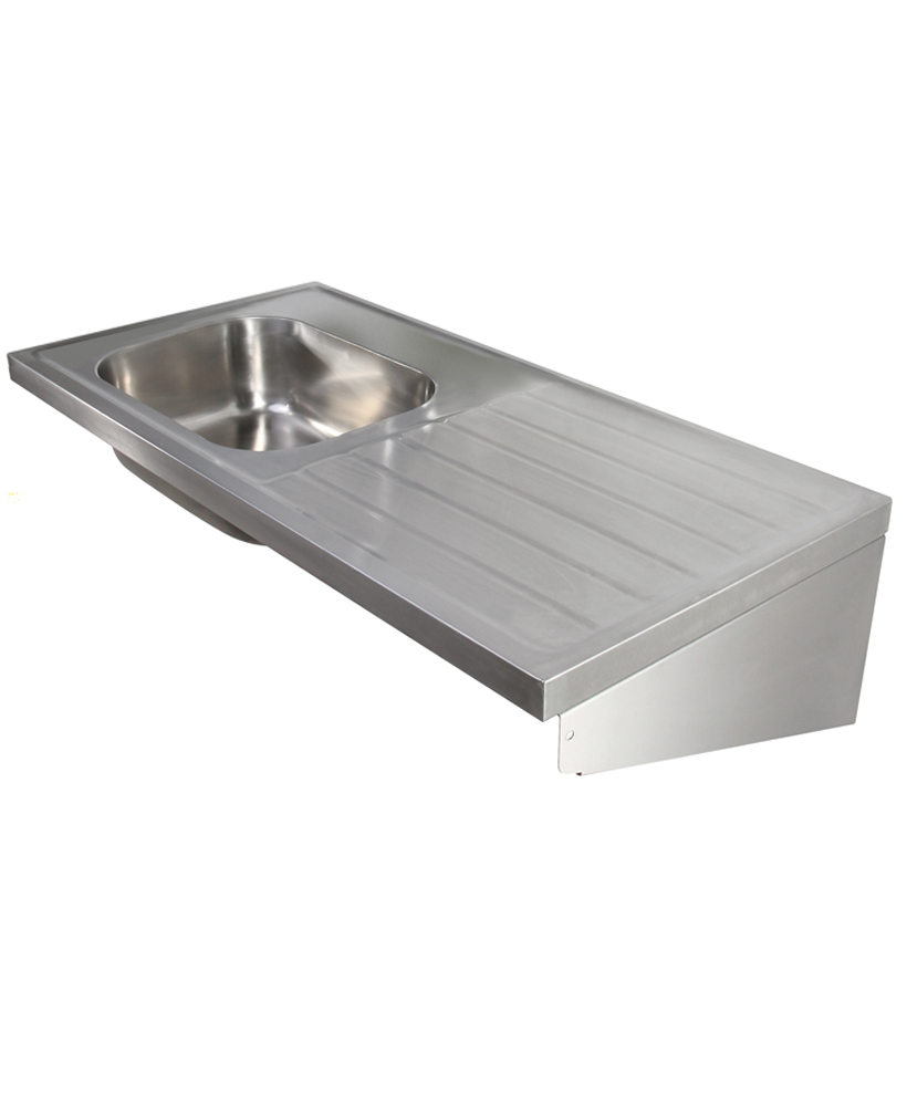 Jersey HTM64 Sit-on Sink 1200x600mm Single Bowl & Drainer L/R