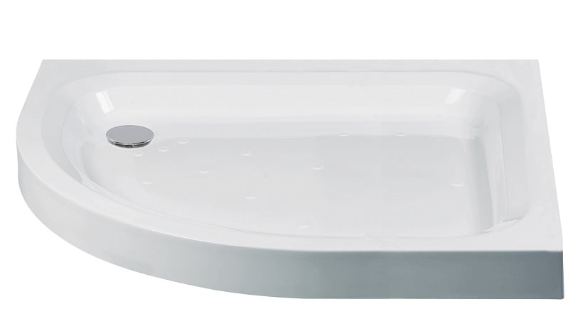 JT Ultracast 900x800 Offset Quadrant Shower Tray LH 