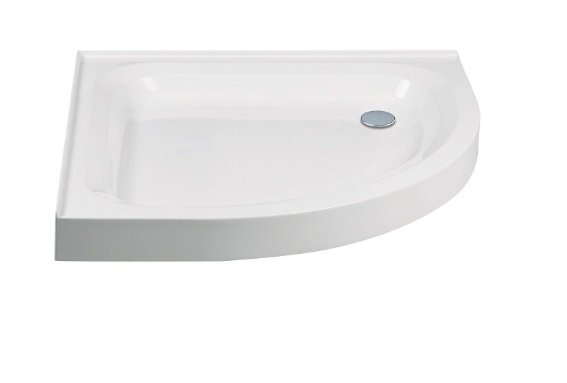 JT Ultracast 1000 Quadrant 2 Upstand Shower Tray 550mm Radius 