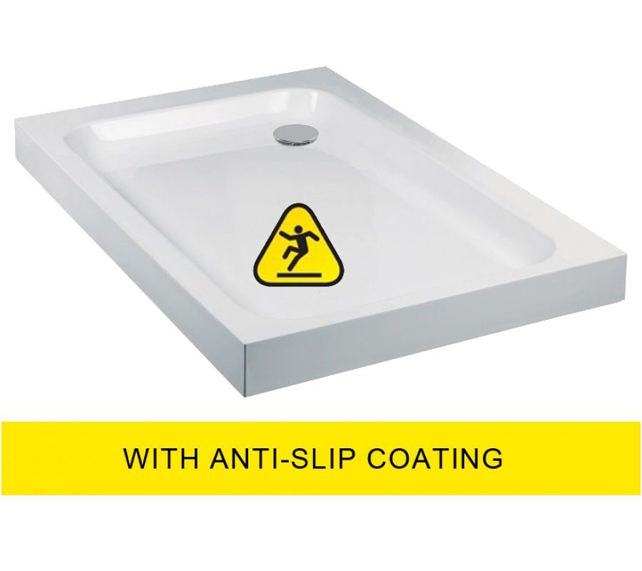 JT Ultracast 1000x760 Rectangle Shower Tray - Anti Slip 