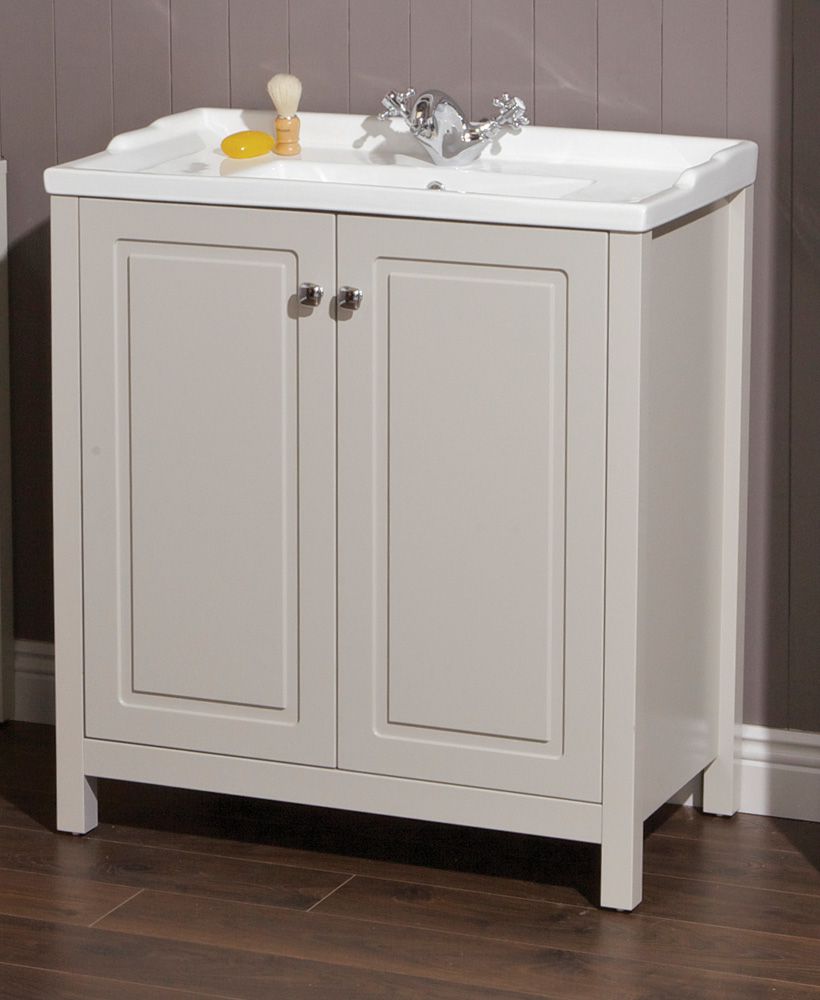 Kingston stone 80 vanity unit & victoria basin