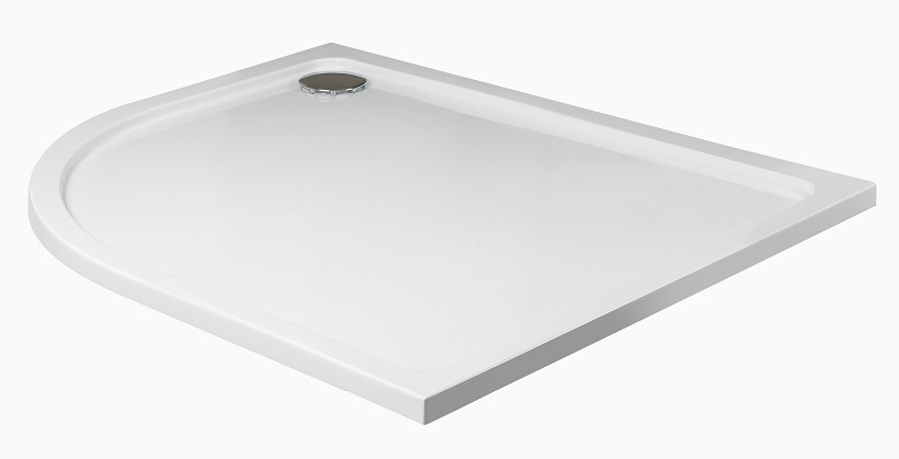 Kristal Low Profile 1200x800 Offset Quadrant Shower Tray LH with FREE shower waste