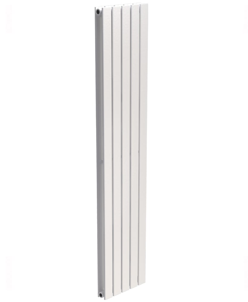 Piatto Flat Tube Designer Radiator Vertical 1800 x 380 Double Panel White 