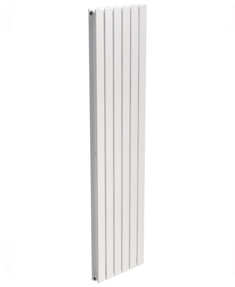 Piatto Flat Tube Designer Radiator Vertical 1800 x 456 Double Panel White 