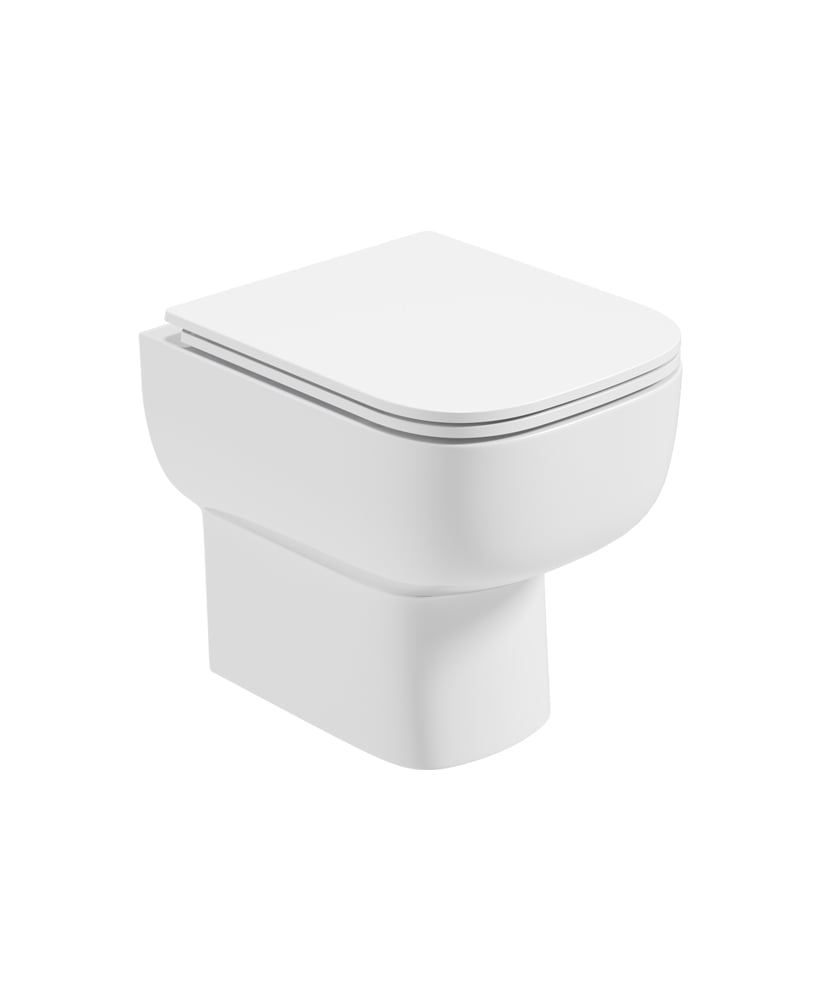 Rubix Back to wall WC with Gamma Slim Soft Close Seat