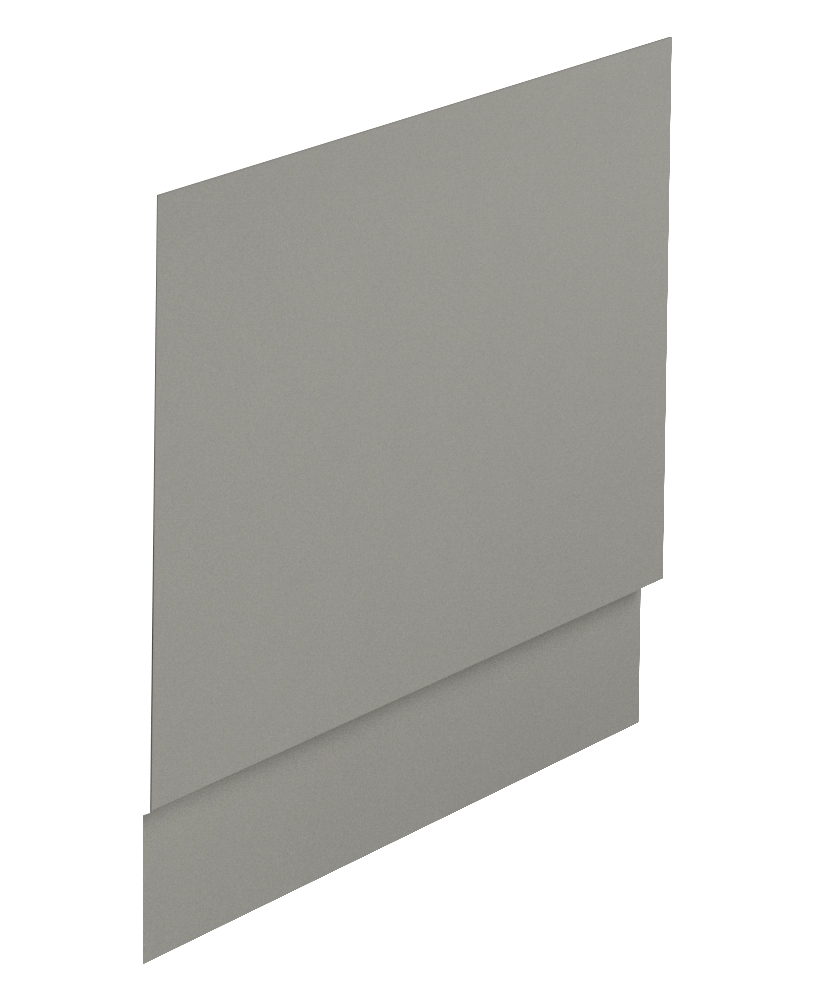 Scandinavian End Bath Panel 700mm Arctic Grey Matt