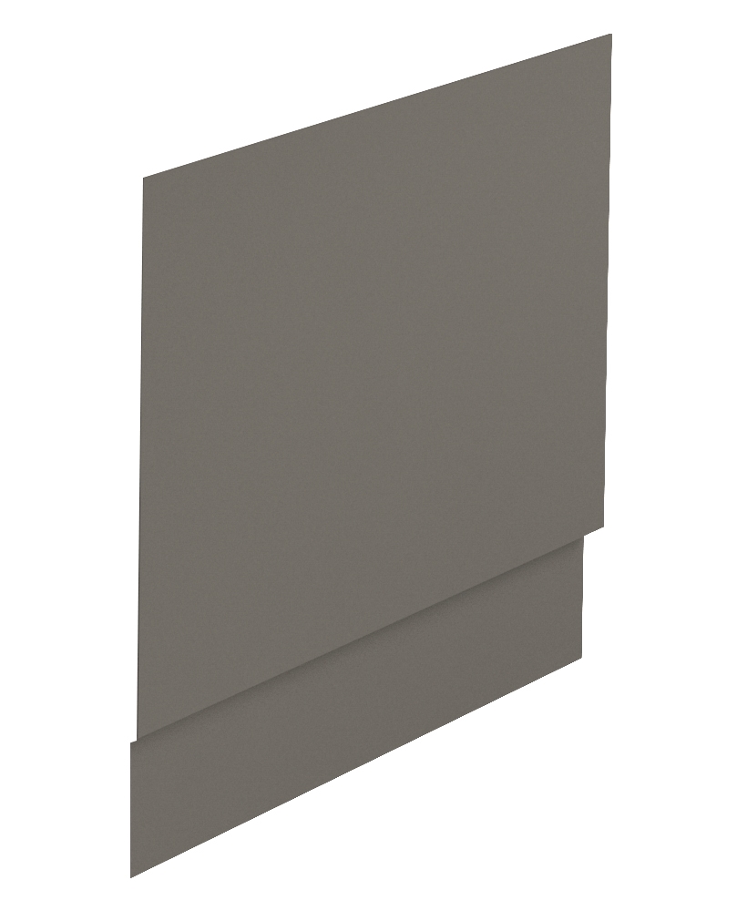 Scandinavian End Bath Panel 750mm Khaki Matt