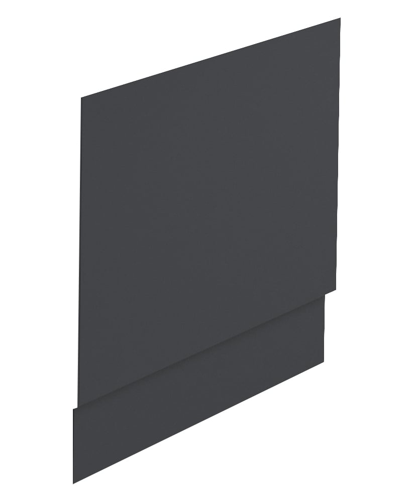 Scandinavian End Bath Panel 750mm Midnight Grey Matt