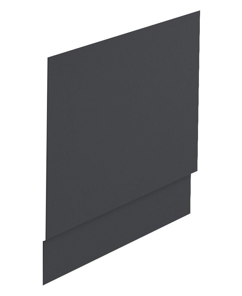 Scandinavian End Bath Panel 700mm Midnight Grey Matt