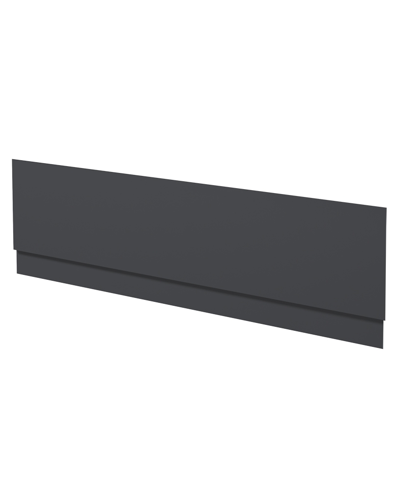 Scandinavian Front Bath Panel 1700mm Midnight Grey Matt 