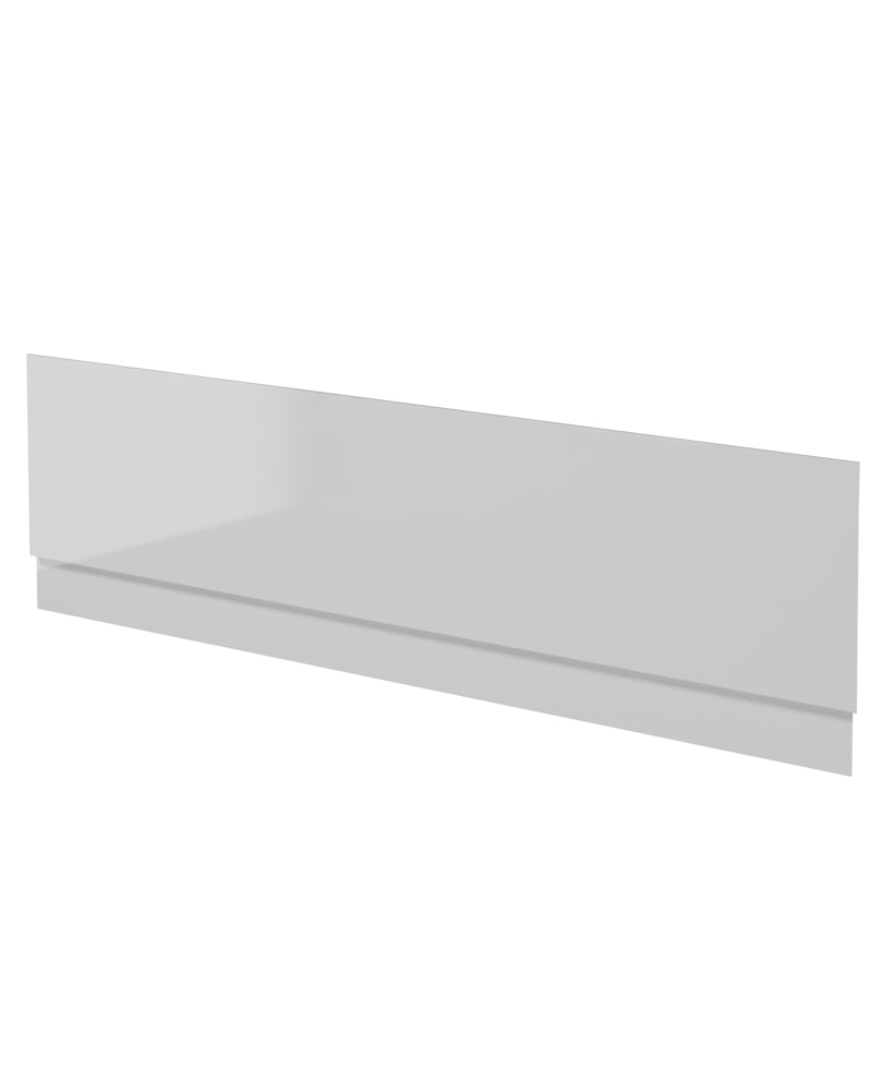 Scandinavian Front Bath Panel 1700mm Gloss White