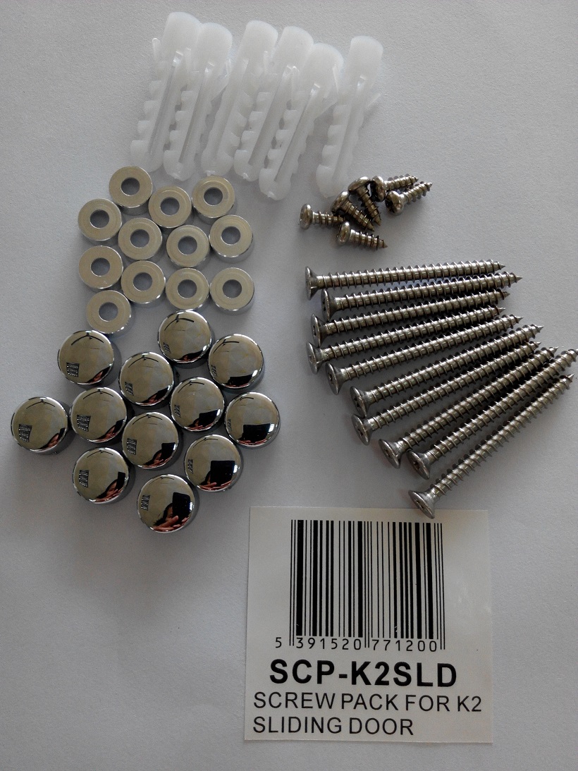 K2 Range Sliding Door Screw Pack