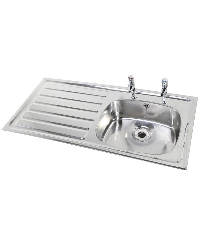 Ibiza HTM64 Inset Hospital Sink 1028x500mm Left hand Drainer 