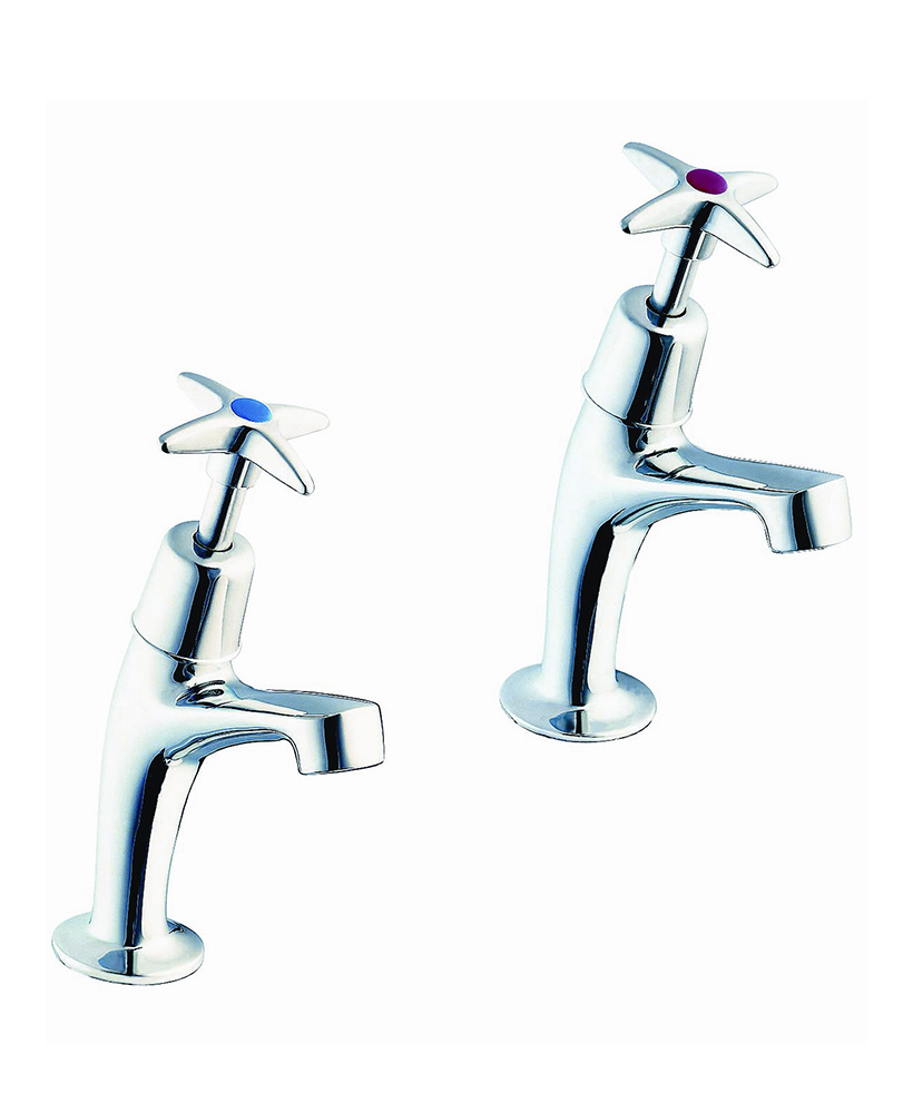 Sola High Neck Cross Head Basin Taps