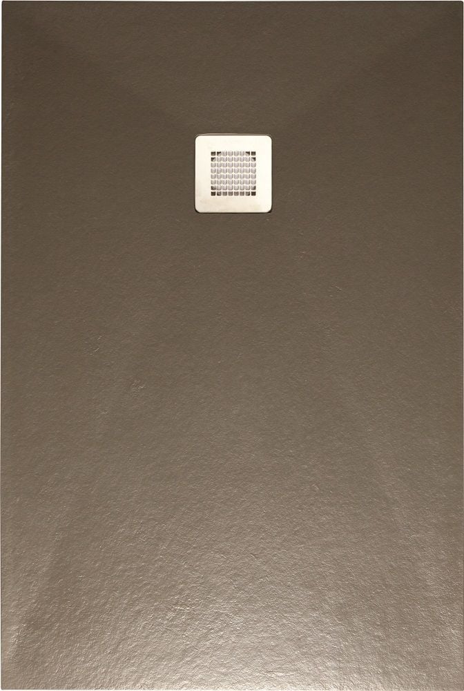 Slate Taupe 2000x900 shower tray with FREE Shower Waste