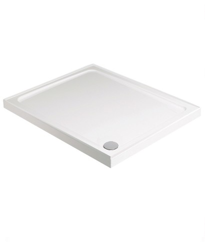 Kristal Low Profile Shower Tray 700 x 700 4 Upstand - with FREE shower waste