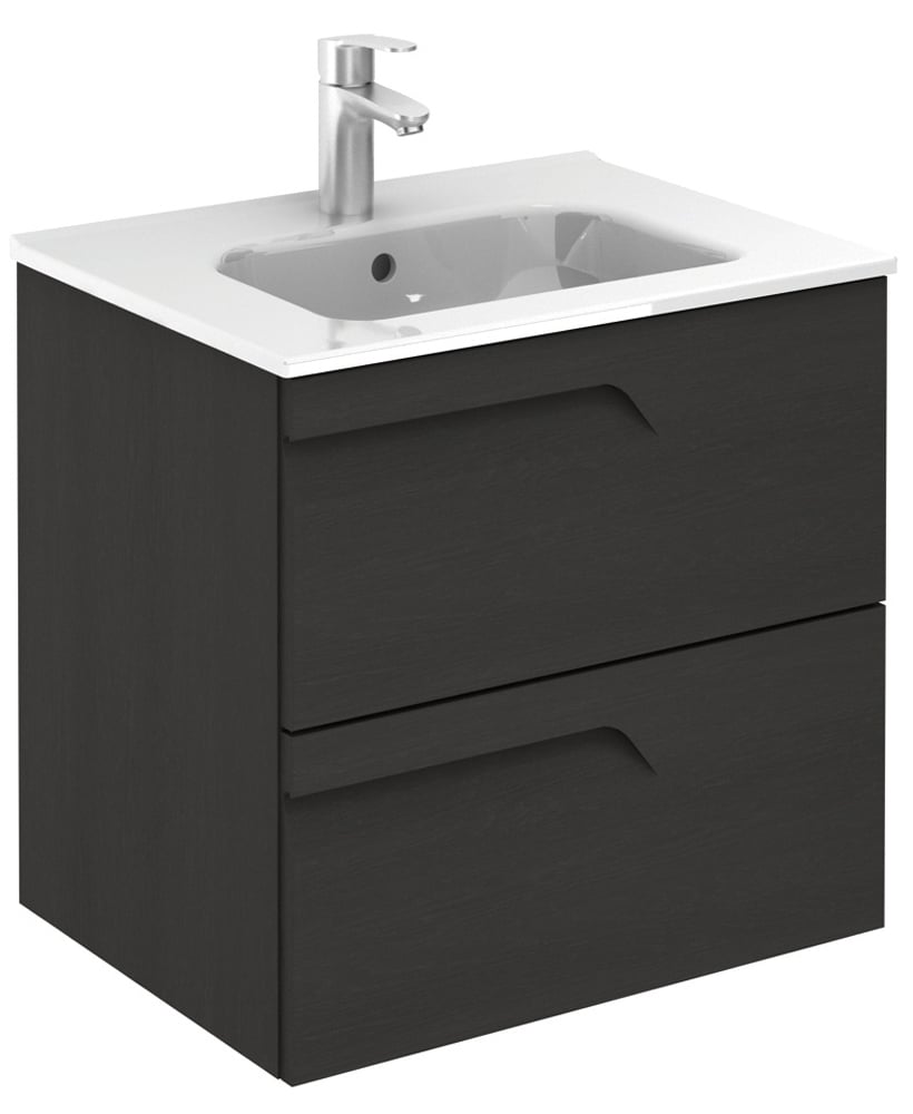 Brava Nature Grey 60 Vanity Unit & Slim Basin