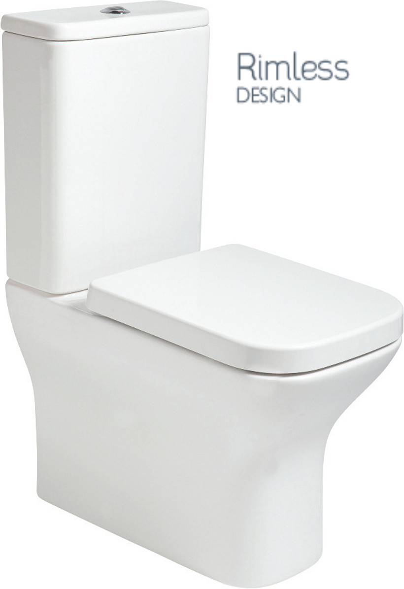 Sophia Rimless Fully Shrouded WC-Soft Close Seat