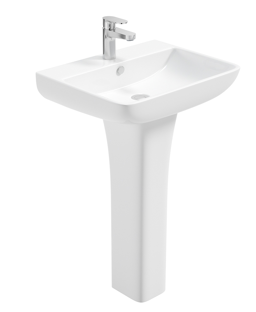 Sophia 55cm Basin & Full Pedestal