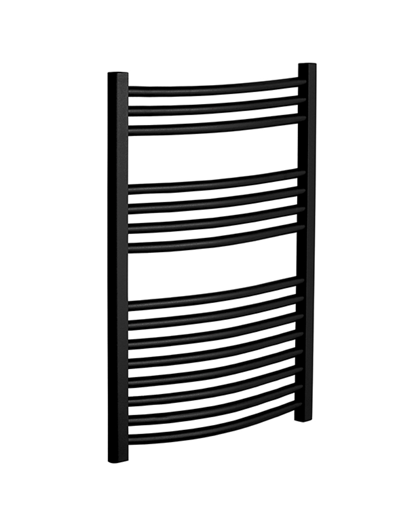 800 x 600 Curved Towel Warmer Black