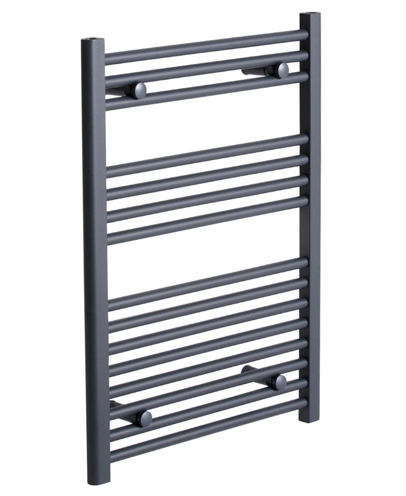 Sonas 800 x 600 Straight Towel Rail - Anthracite