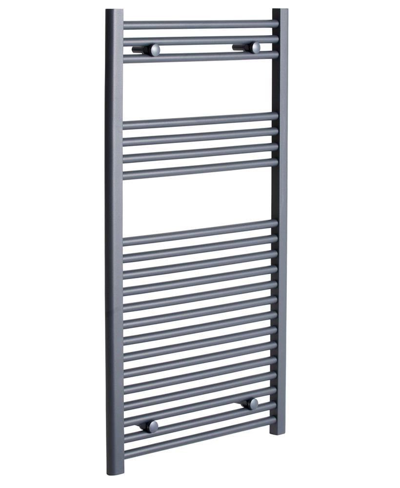 Sonas 1200 x 500 Straight Towel Rail - Anthracite