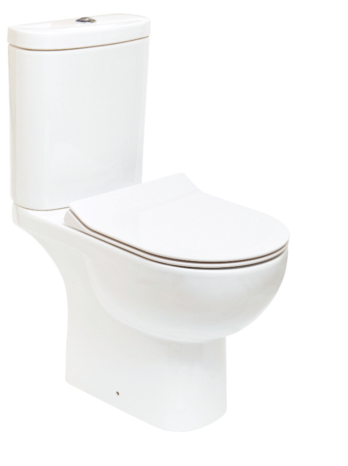 Sigma Close Coupled Open Back WC & Delta Slim Seat