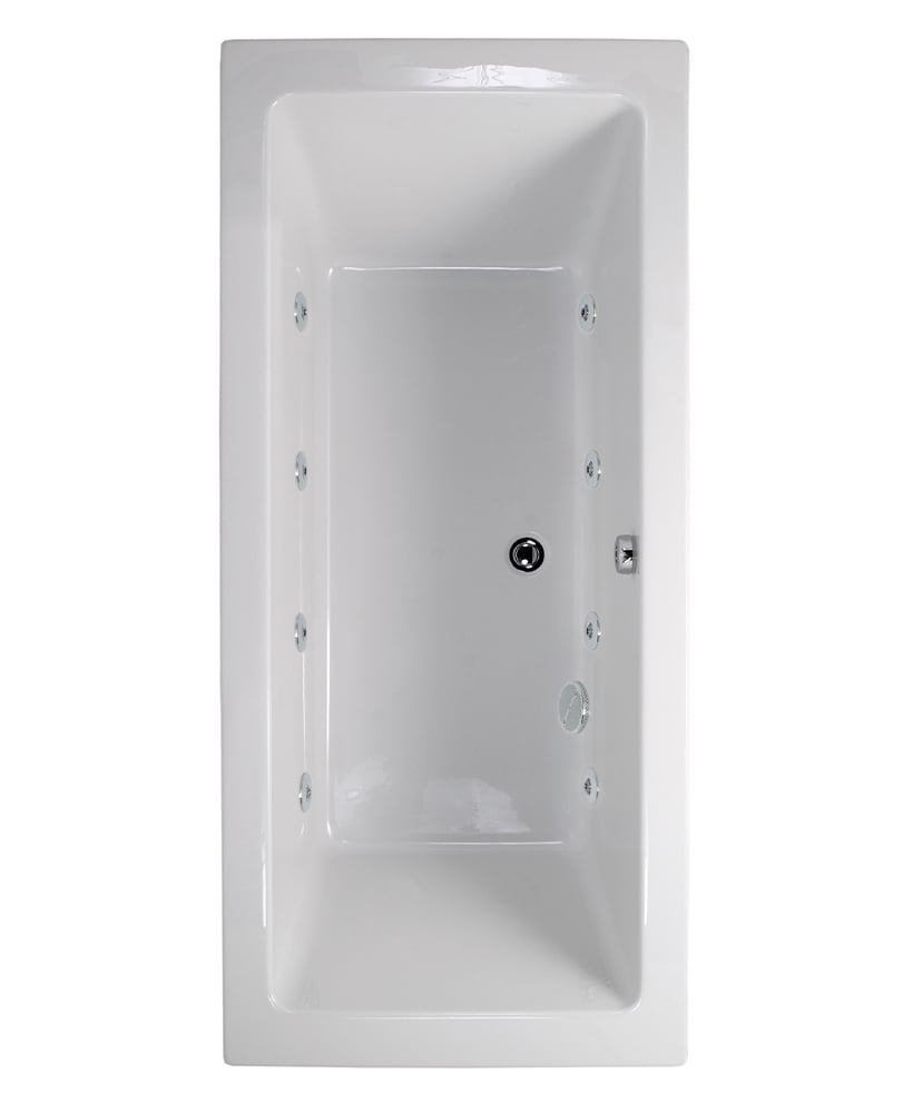 Pacific Endura Double Ended 1700x700mm 8 Jet Bath