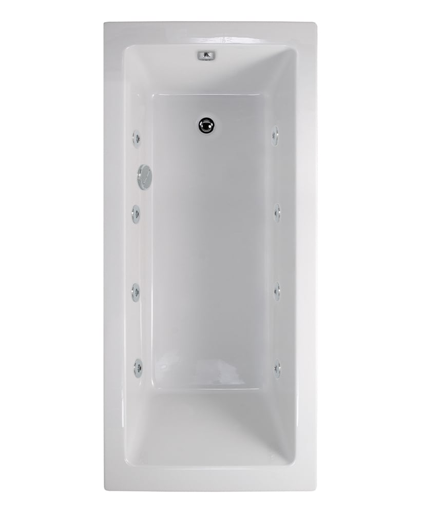 Pacific Endura Single Ended 1700x700mm 8 Jet Bath