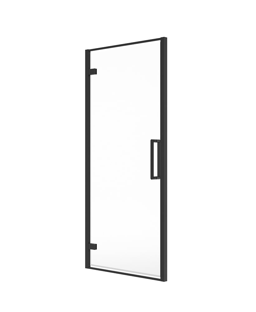 Aspect 8mm Hinged Door 700mm Matt Black