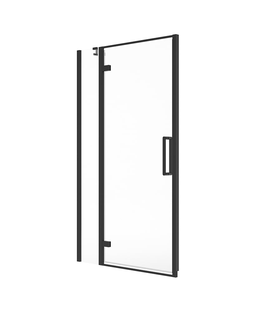 Aspect 8mm Hinged & Inline Door 1200mm Matt Black