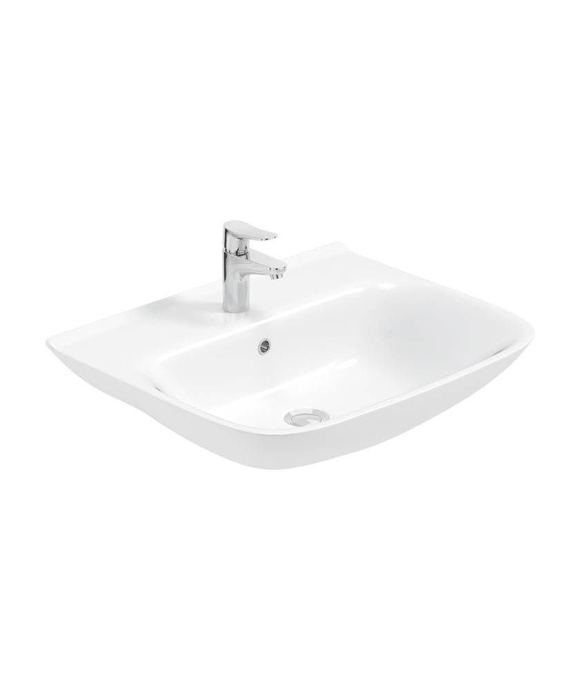 Scala 52cm Semi Recessed 1th Basin