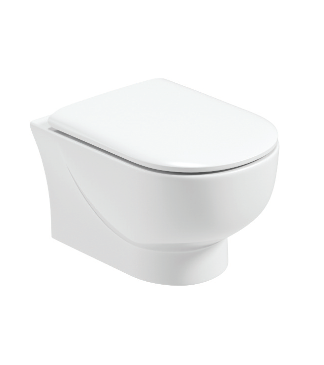 Verona Wall Hung Rimless WC-Soft Close Seat