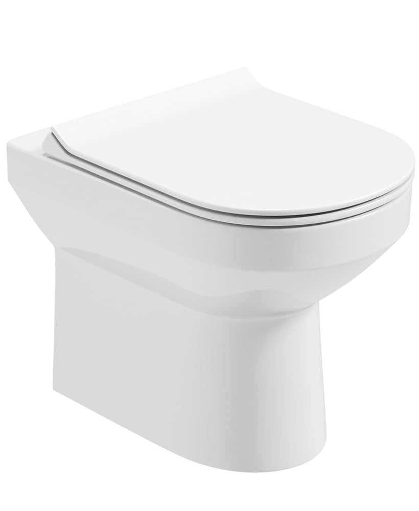 Vienna Back To Wall Rimless WC - Slim Soft Close Seat