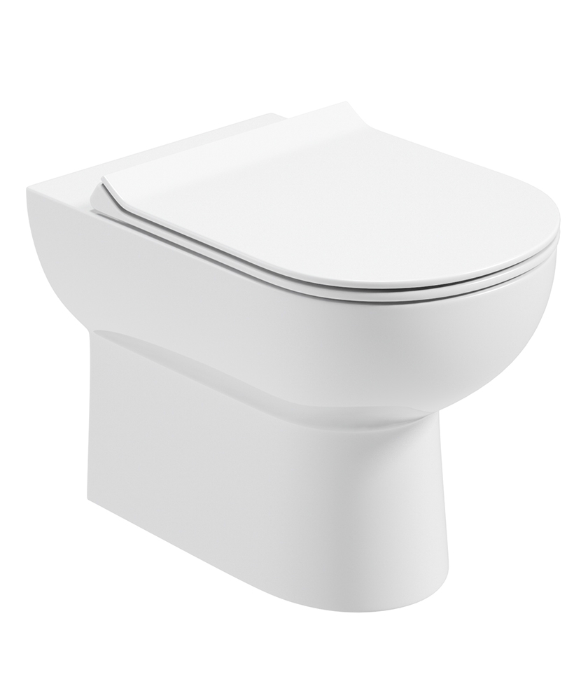 Viva Back To Wall WC - Slim Soft Close Seat