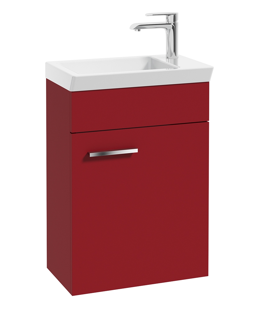 Charm Matt Red 45cm Wall Hung Vanity Unit