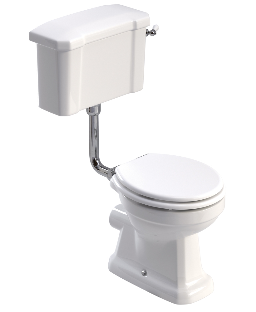 Westbury Low Level WC-White MDF Soft Close Seat